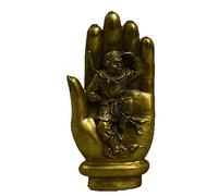 China Brass Famous Journey West Sun Wukong Monkey King God In Buddha Hand Statue