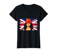 China Britain Flags Women Roots British Chinese Heritage T-Shirt