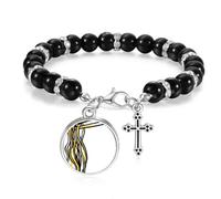 China Chinese Dish Noodle Traditional Pattern Beaded Bracelet Boho Jewelry