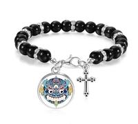 China Chinese Dragon Head Traditional Pattern Beaded Bracelet Boho Jewelry