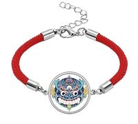 China Chinese Dragon Head Traditional Pattern Lucky Red String Bracelet Rope Bracelet Handmade