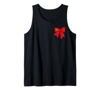 China Chinese Pride Flag Girl Coquette Bow Ribbon Tank Top