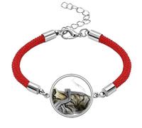 China Chinese The Great Wall Pattern Lucky Red String Bracelet Rope Bracelet Handmade