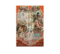 China Creation of The Gods Demon Force Fantasy War Movie Poster Wall Art Canvas Aesthetic Cover Poster Vintage Music And Movies Decorative Painting for Living Room Bed Room 12x18inch(30x45cm) Unframe-