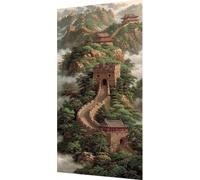 China Diamond Painting Great Wall Diamond Art Kits Adults, DIY 5D Crystal Art for Adults Kids Square Rhinestone Gem Dots Embroidery Paintings Crafts Kits Beginners, Home Wall Decor 30x60cm g4-rg18
