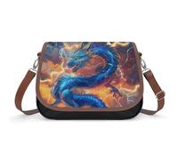 China Dragon with Thunder Women's Crossbody Bag Fashion Purses Small Shoulder Handbags with Adjustable Strap