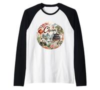 China East Asia, Beijing, Mandarin, Yangtze River, Raglan Baseball Tee