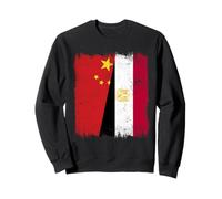 China Egypt Half Flag Chinese Egyptian Heritage Sweatshirt
