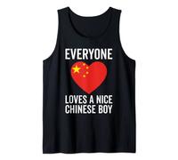 China Flag - Everyone Loves A Nice Chinese Boy Tank Top