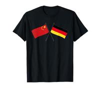 China Germany Crossed Flags Chinese German Friendship T-Shirt