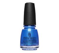 China Glaze Nail Lacquer with Hardeners, 14 ml, Crushin' on Blue