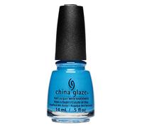China Glaze Nail Lacquer with Hardeners, 14 ml, I Truly Azure You