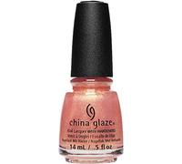 China Glaze Nail Lacquer with Hardeners, 14 ml, Sun's Out Buns Out