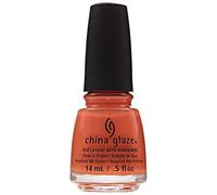 China Glaze Nail Lacquer with Hardeners, 14 ml, That'll Peach You