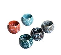 China Goods Tea Accessories Ceramic Cup Set for 5 People Tea Ceremony Gift