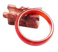 China Natural Beautiful Red Agate Jade,Round bar Circular Ladies Jade Bangle for Women Party Wedding Jewelry Gift,57-58mm