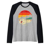 China Proud Chinese Travel Souvenir Raglan Baseball Tee