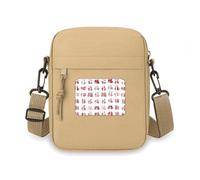 China Red Patriotism Harmony Crossbody Bag Cell Phone Purses Handbag Shoulder Mini Bag