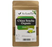 China Sencha Green Tea Loose Leaf (250g) Organic Green Tea Smooth Aromatic Sencha Perfect for Relax Invigorating Fresh Vibrant Traditional Leaves Ideal for a Morning Cuppa Closed in Resealable Pouch