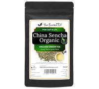 China Sencha Organic Green Tea Loose Leaf (500g) - Pan-Fired Chinese Green Tea Leaves, Smooth & Balanced, Light Vegetal Freshness, Resealable Pouch | Your ExcellenTEA