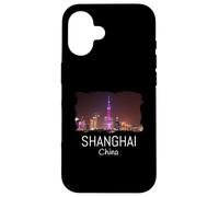 China Shanghai Skyline Chinese Souvenirs Shanghai Case for iPhone 16