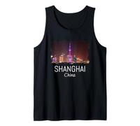 China Shanghai Skyline Chinese Souvenirs Shanghai Tank Top