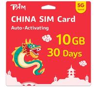 China SIM Card 30 Day | 10GB High Speed Data | Auto Activating | Hotspot sharing Allowed | Support Google, Facebook, Whats app and More. Data Only No Voice.