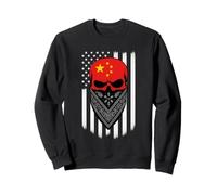 China Skull Bandana Sweatshirt