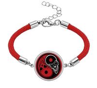 China Taichi Eight Diagram Lucky Red String Bracelet Rope Bracelet Handmade