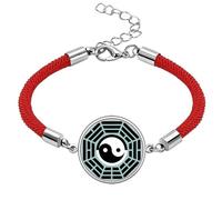 China Taichi Eight Diagram Lucky Red String Bracelet Rope Bracelet Handmade