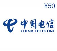 China Telecom ¥50 Mobile Top-up CN