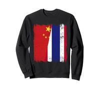 China Thailand Half Flag Chinese Thai Roots Sweatshirt