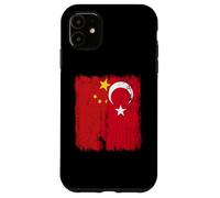 China Turkey Half Flag Turkiye Chinese Turkish Heritage Case for iPhone 11
