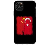 China Turkey Half Flag Turkiye Chinese Turkish Heritage Case for iPhone 11 Pro Max