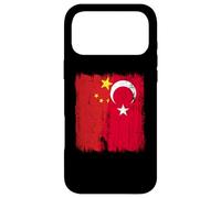 China Turkey Half Flag Turkiye Chinese Turkish Heritage Case for iPhone 17 Pro Max
