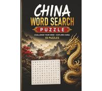 China Word Search Puzzle: 55 Puzzles Word Search about China and More | 6x9 inches, 110 pages | Gift for China, Countries & Traveling Lover