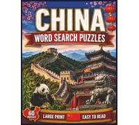 China Word Search Puzzles: For Kids & Adults of All Ages! | 8.5x11 in. | 60 Puzzles | Large Print | Easy to Read (Countries of the World)