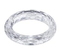 CHINALUSTER Fine Jewelry New Trend White Sapphire Ring Classic Original Jewelry For Women&Men Daily Wear, 11.5 mm, Stone, White Sapphire