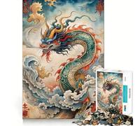 Chinas Classical Paintings 1000 Piece Jigsaw Puzzles for Teenagers Jigsaw Logic Fun Firm Cut Home Enjoyable Furniture Decor (50x75cm)