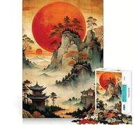 Chinas Classical Paintings 1000 Piece Puzzle For Adults Decompress Game Vivid Color Playful Challenge Festive Gift (38x52cm)