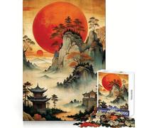 Chinas Classical Paintings 1000 Piece Puzzle For Adults Decompress Game Vivid Color Playful Challenge Festive Gift (38x52cm)