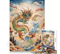 Chinas Classical Paintings Jigsaw Puzzle 1000 Piece for Adults Logic Exercise Stress Less Family Activity Nice Decor (50x75cm)