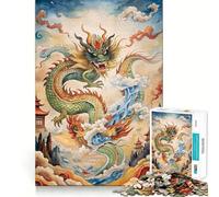 Chinas Classical Paintings Jigsaw Puzzle 1000 Piece for Adults Logic Exercise Stress Less Family Activity Nice Decor (50x75cm)