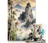 Chinas Classical Paintings Jigsaws 1000 Pieces for Adults Recreational Game HD Print Hard Challenge Xmas Idea (38x52cm)