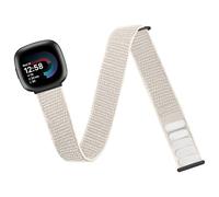 Chinber Nylon Sport Ankle/Arm Band Compatible with Fitbit Versa 4/Fitbit Versa 3 /Fitbit Sense 2/Fitbit Sense Bands,Elastic Nylon Braided Arm Strap Replacement Ankle band for Women Men