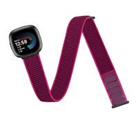 Chinber Nylon Sport Ankle/Arm Band Compatible with Fitbit Versa 4/Fitbit Versa 3 /Fitbit Sense 2/Fitbit Sense Bands,Elastic Nylon Braided Arm Strap Replacement Ankle band for Women Men