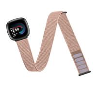 Chinber Nylon Sport Anklet/Arm Band Compatible with Fitbit Versa 4/3/Sense 2, Elastic Nylon Braided Replacement Wristband for Men Women
