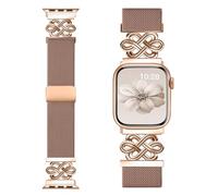 Chinber Stretchy Band Compatible with Apple Watch Bands 40mm 38mm 41mm 42mm 44mm 45mm 46mm 49mm, Nylon Magnetic Clasp Interlock Buckle for iWatch Ultra Series 10