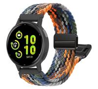 chinbersky Braided Strap Compatible with Garmin Vivoactive 5/4/3/Venu/Venu Sq/Venu2 Plus/Forerunner 165/55/245/645/965/955/945/265, 20mm 22mm Nylon Fabric Magnetic Closure for Garmin Strap, camouflage