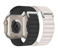 Chinbersky Pack of 2 Alpine Loop Bracelet Compatible with Apple Watch Ultra Strap 49 mm 45 mm 44 mm 46 mm 42 mm, Fabric Adjustable Sport Nylon Replacement Strap for iWatch Ultra 2 SE Series 10 9 8 7 6